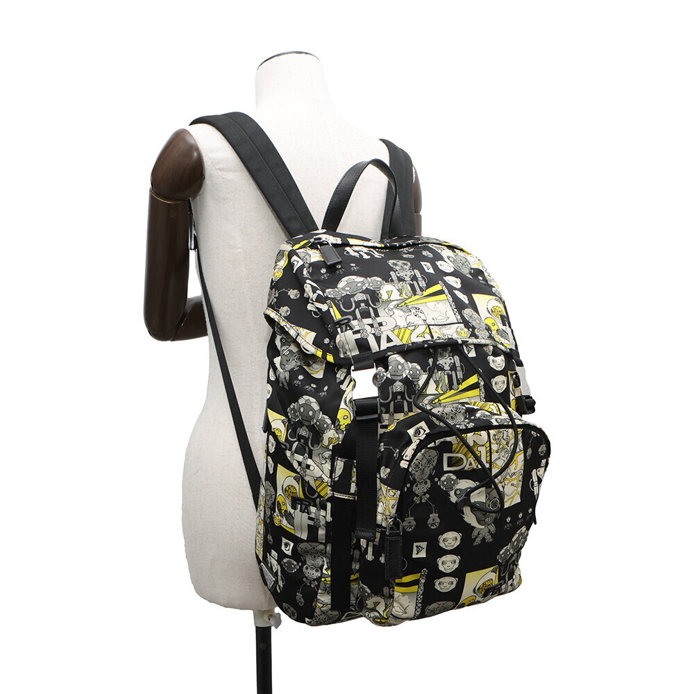 Prada Comic Monkey Backpack Black Bag - image 4